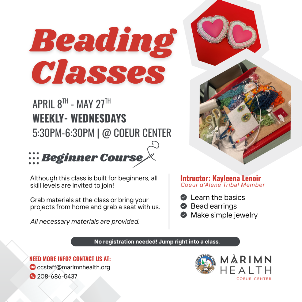 Beading Classes - Marimn Health
